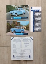 1959 Triumph Sedan Estate Wagon TR3 Nation-Wide Sales Dealer Brochure Price List