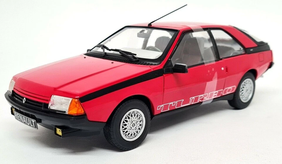 Solido 1/18 - Renault Fuego Turbo 1980 Red Diecast Scale model car - Image 4 of 4