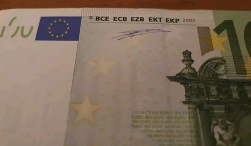 Rara Banconota Da 100 Euro Mario Draghi 2002 Firma Duisemberg Serie s - Foto 5 di 15