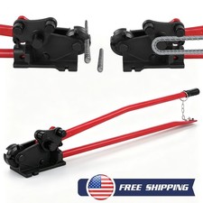 5/8" Rebar Cutter Bender Heavy‑Duty 52" Manual Steel Bar Cutting Bending Tool US