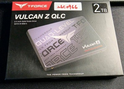 Team Group 2TB T-Force Vulcan Z QLC 2.5'' Solid State Drive SATA III Sealed New