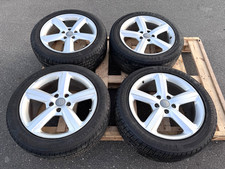 2007–2015 AUDI Q7 20" OEM 5 SPOKE WHEELS RIMS SET OF 4 W/ TIRES 4L0601025BD