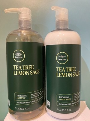 Paul Mitchell Tea Tree Lemon Sage Thickening Shampoo & Conditioner 33.8oz New