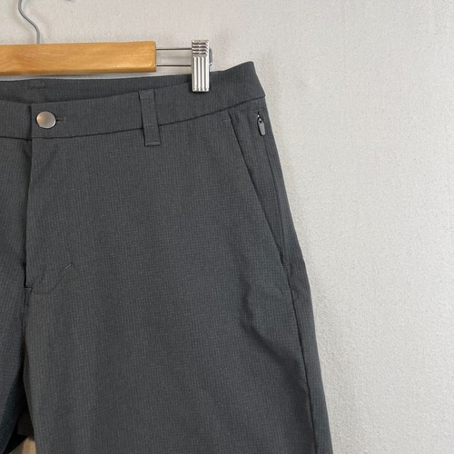 LULULEMON Commission Classic-Fit Short 7" Ventlight Mens 33 Dark Grey Stretch - Picture 5 of 8