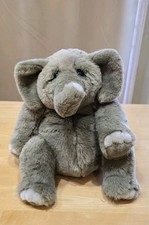 Vintage Dakin Lou Rankin Friends Hoover Elephant Plush Stuffed Animal Gray