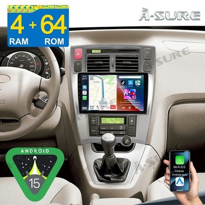 4+64GB Android 15 Radio Für Hyundai Tucson JM 2004-2009 Autoradio CarPlay GPS BT