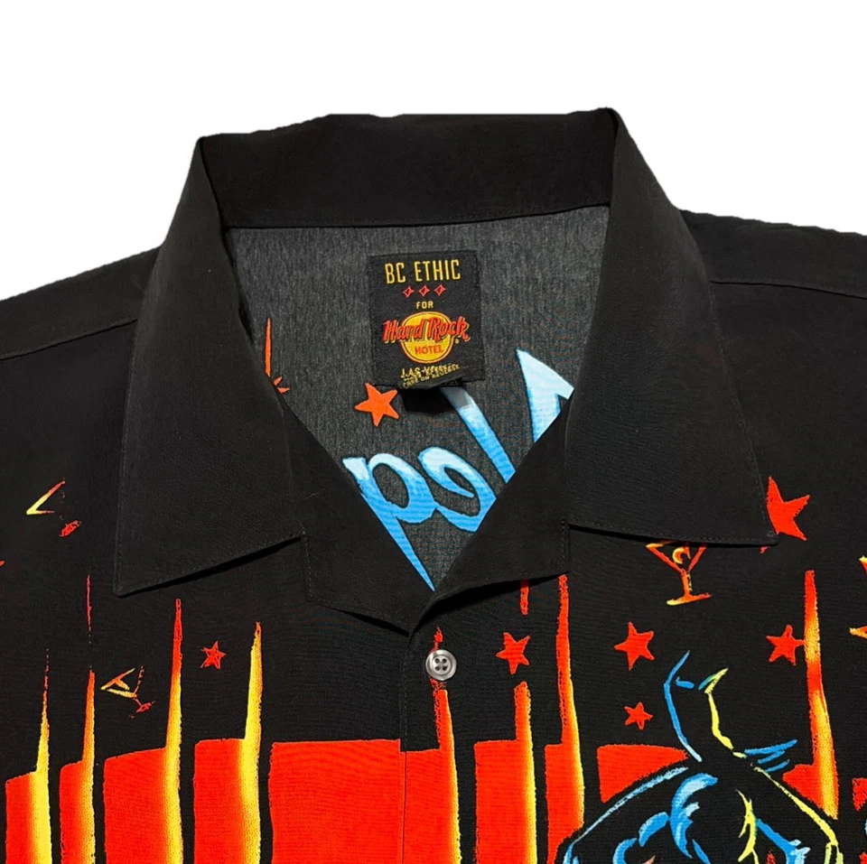 Vintage BC Ethic Vince Ray Hard Rock Hotel Las Vegas Shirt Mens XXL Hawaiian HTF - Image 3 of 4