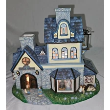 PartyLite Candle Shoppe Tealight House P7315 Lighted Village Display w/ Box