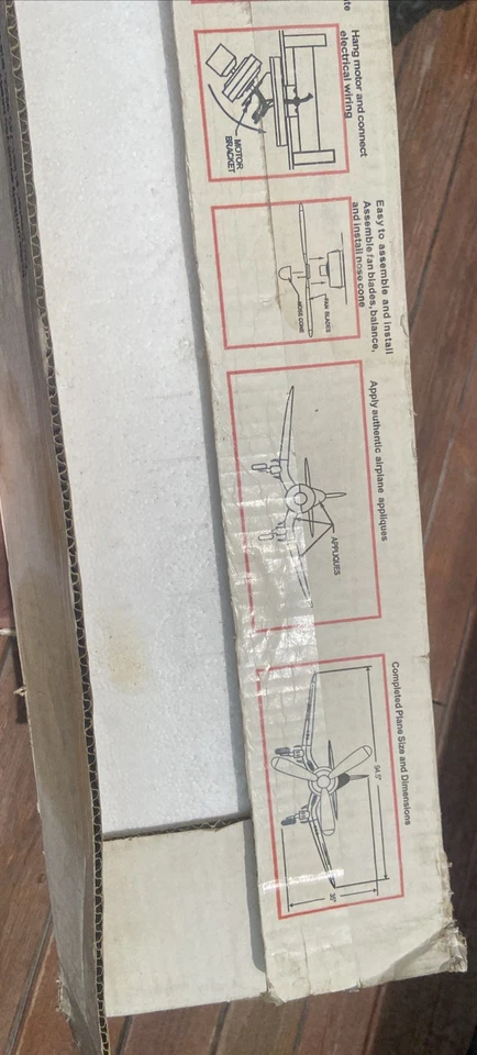 Corsair F4U Series 48" Ceiling Fan Hunter Fantasy Flyer 3 Blade WW2 Fighter - Image 4 of 4