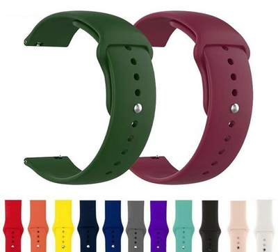 #ad 22mm For Movado Bold 3600261 Quick Release Wrist Strap Sport Silicone Watch Band $8.99