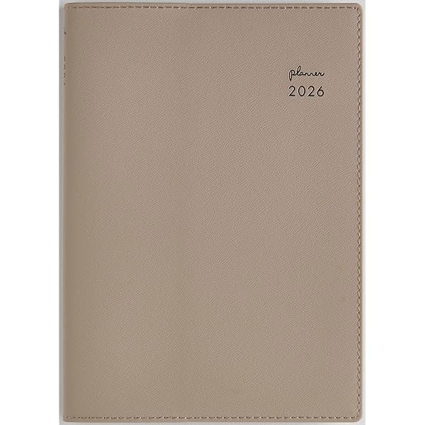 Takahashi Planner 2026 April Start B6 Monthly Relax Clair 2 Cafe Mocha No.60 FS