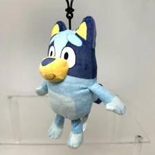 Bluey Plush Stuffed Animal Blue Dog Clip On Keychain Cute Soft 6"