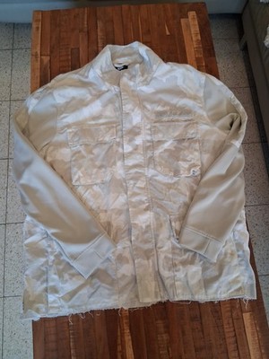Nike NSW Camo M-65 Field Jacket XL Mixed Media Swoosh Ripstop Raw Hem Rare EUC