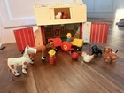 Fisher-Price Little People Vintage PAIRS Family Farm Barn w/ Figures & Animals