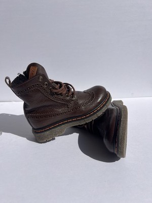 Jarrett Kids Leather Boots Brown Size 12
