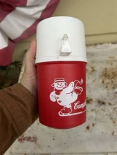 Vintage Campbells Soup Thermos Ice Skating Snowman Alladinware Made In USA