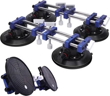 Seamless Seam Setter 2 Pack with 7-Inch Vacuum Suction Cups for Blue 