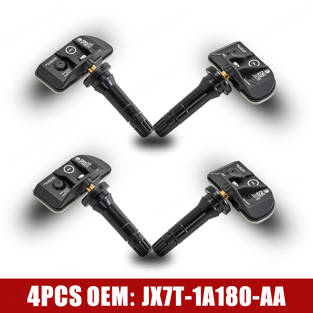 JX7T-1A180-AA 4PCS Tire Pressure Sensor TPMS 433MHz For Ford Transit 2020-2023