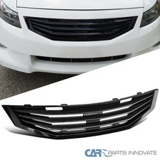 Fits Honda 08-10 Accord 2dr Coupe Black Front Bumper Hood Grill Grille