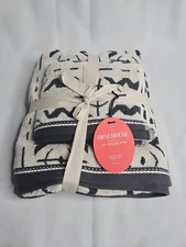 Opalhouse Jungalow 2pc Bath Hand Towel Set Off-White 100% Cotton