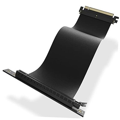  New PCIE 3.0 16x High Speed Flexible Extender Riser Cable Card Extension Port 