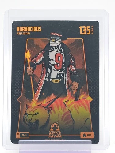 BURROCIOUS JOE BURROW 2024 BATTLE ARENA FIRE FIRST EDITION #BF-18 Q5918