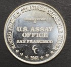 1981 U.S. Assay Office San Francisco 1 Oz .999 Silver Round Strategic Stockpile — photo 3
