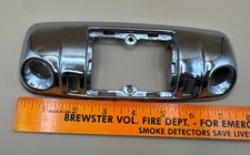 Vintage Gm Chrome Dome Light Dual Map Light Bezel Cadillac Buick Olds 70s-80s