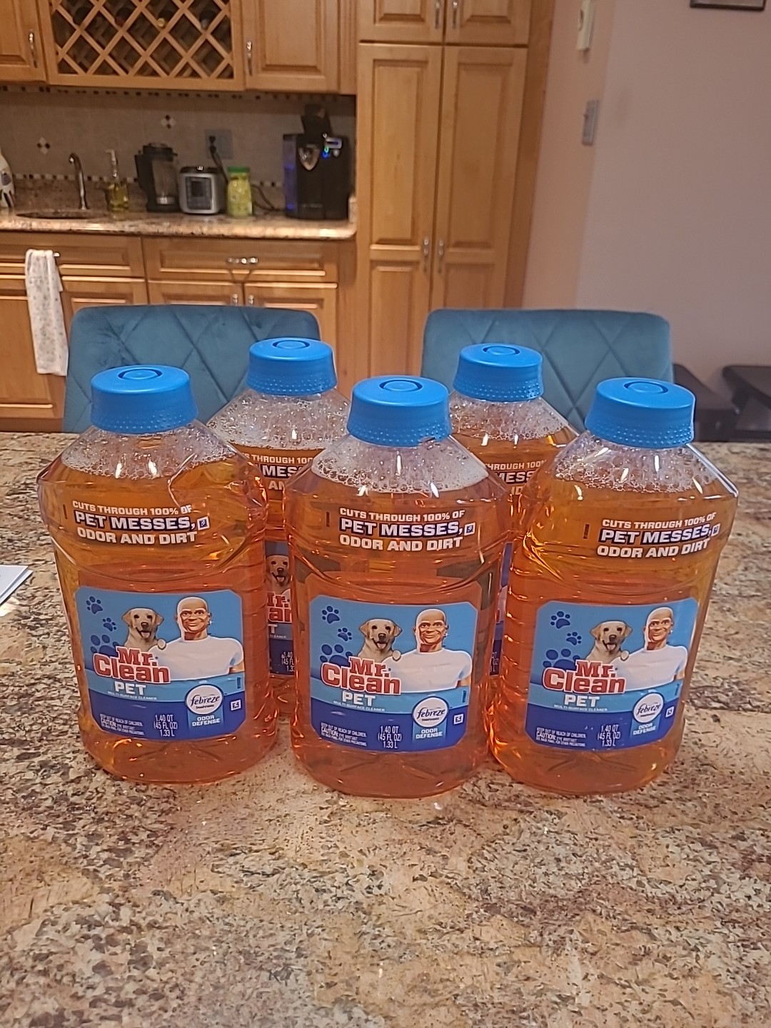 (1) Mr Clean Pet Multi Surface Cleaner Household with Febreze Odor and Dirt 45oz