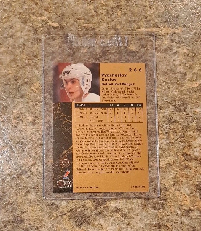 (5) Slava Kozlov 1991-92 Upper Deck Rookie card Parkhurst RC 1992-93 Score Fleer - Image 3 of 4