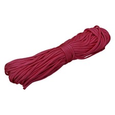 1/8" Paracord Rope, 100ft 7 Strand Polypropylene Cord, Dark Red