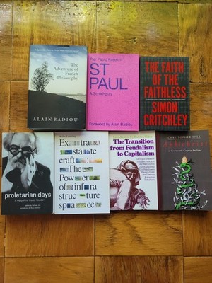 Philosophy Critial Theory Economics Theology 7 Book Lot Badiou Critchley