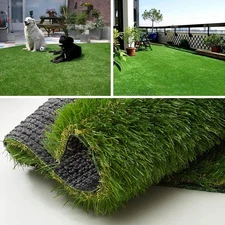 Artificial Grass Turf Rug 4FTX6FT Indoor Outdoor, 1.38" Pile 4FTX6FT, 4ft 