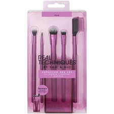 Real Techniques Enhanced Eye Set Eyeshadow & Eyeliner Makeup Brush 6pcs 91534