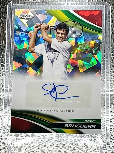 Sergi Bruguera 2025 Topps Chrome Sapphire Tennis Red Sapphire Auto 5/5 #CA-SBA