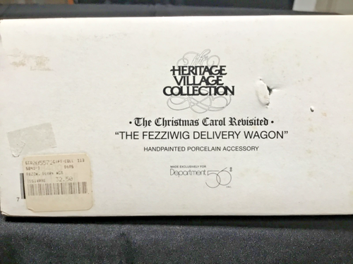 DEPT 56 ~ The Fezziwig Delivery Wagon #5840-0 Christmas Carol Revisited - Picture 2 of 11