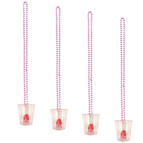 Bride To Be Cup Plastic Shot Glasses Necklace Bachelorette Party Supplies Decor - Picture 6 of 6