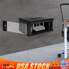 4U Server Cabinet Case Wall Mounted Network Server Data Cabinet Enclosure Rack