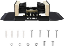 Heavy Duty Boot Scraper Brush 4 Side Shoe Cleaner Outdoor Mud Snow Scrubber