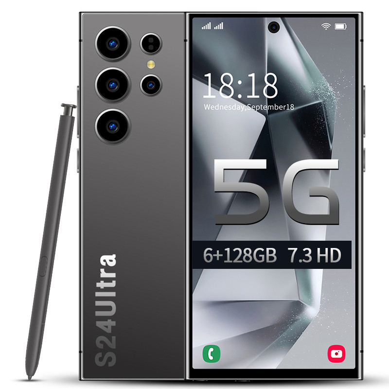 New S24 Ultra 5G Smartphone 7.3" Factory Unlocked Android Cellphones Dual SIM