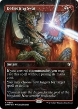 Deflecting Swat - 希少！ボーダーレスFoil 英語版 Deflecting Swat [Borderless Foil] #698 Prices | Magic Commander