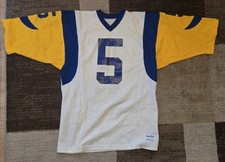 Vintage 1980's Los Angeles Rams Sand Knit Jersey Size Large