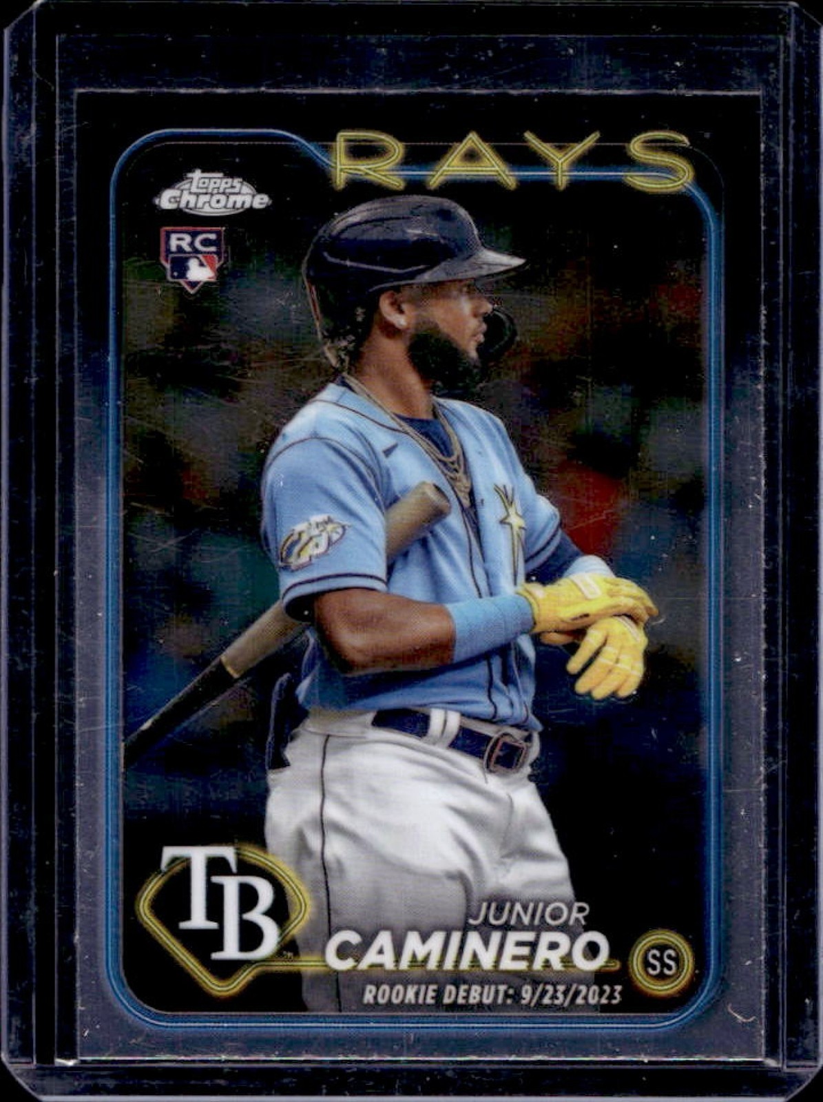 2024 Topps Chrome Update Junior Caminero RC Rookie #USC193 Rays