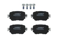 Kamoka Bremsbelagsatz Scheibenbremse JQ101375 FüR VW Caddy 4 GroßRaumlimousine 6