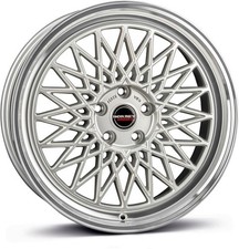 Borbet B Alufelgen Satz silver rim polished 8x17 ET30 LK5 112 17 Zoll Felgen Al