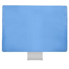 24 Inch Monitor Dust Cover Soft Grey Spandex with Elastic Nylon Hemming Band