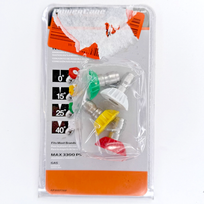 #ad #ad Powercare 3300 PSI Pressure Washer Nozzle Kit 0° 15° 25°and 40° Nozzles Set $17.99