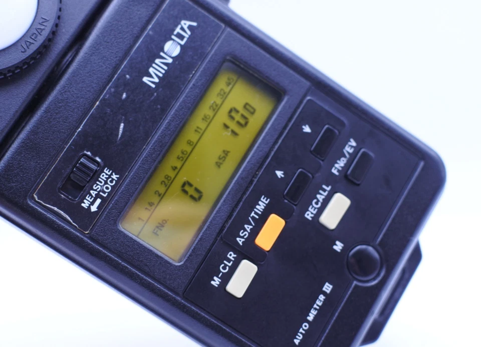 [EXC+] Medidor automático Minolta III medidor de luz incidente con estuche probado Japón #407 Foto 4 de 4