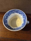 Rare Blue Willow Mustard Pot — photo 2