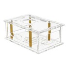 Acrylic Shell Box High Transparent For PI 4A Featuring Easy Installation